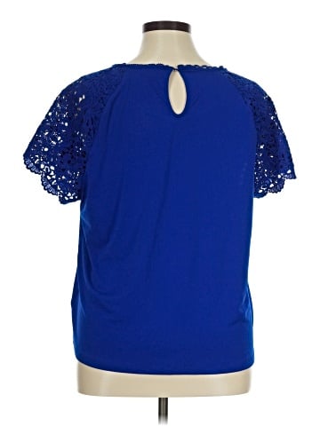 Cable & Gauge Short Sleeve Blouse (view 2)