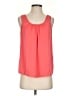 Nic + Zoe 100% Polyester Orange Sleeveless Blouse Size S - photo 1