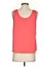 Nic + Zoe 100% Polyester Orange Sleeveless Blouse Size S - photo 2