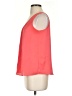 Nic + Zoe 100% Polyester Orange Sleeveless Blouse Size S - photo 5