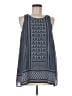 Max Studio 100% Polyester Blue Sleeveless Blouse Size M - photo 1