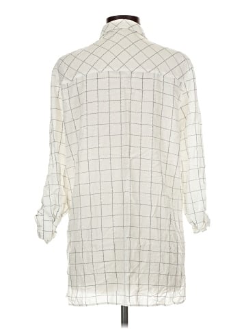 Zara Basic 3/4 Sleeve Button-Down Shirt (view 2)