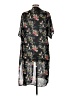 Say What? 100% Polyester Black Kimono Size L - photo 2