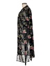 Say What? 100% Polyester Black Kimono Size L - photo 5