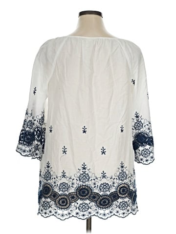 Forgotten Grace 3/4 Sleeve Blouse (view 2)