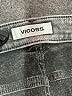 Vigoss Chevron-herringbone Silver Jeans Size 18 - photo 4