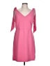 BCBGeneration Solid Pink Casual Dress Size 12 - photo 1