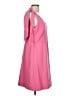 BCBGeneration Solid Pink Casual Dress Size 12 - photo 4