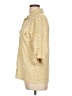 J. McLaughlin Animal Print Yellow 3/4 Sleeve Button-Down Shirt Size L - photo 5