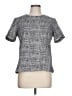 Paraphrase Gray Short Sleeve Blouse Size L - photo 1