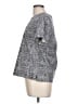 Paraphrase Gray Short Sleeve Blouse Size L - photo 5