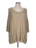 Velvet 100% Viscose Metallic Tan Pullover Sweater Size L - photo 1