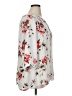 Rose + Olive Floral Gray 3/4 Sleeve Blouse Size 1X - photo 4