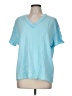 Double Zero 100% Cotton Blue Short Sleeve T-Shirt Size M - photo 1