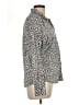 UNTUCKit Animal Print Ivory Long Sleeve Blouse Size 12 - photo 4