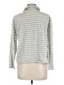 Kule 100% Cotton Silver Long Sleeve Turtleneck Size L - photo 2