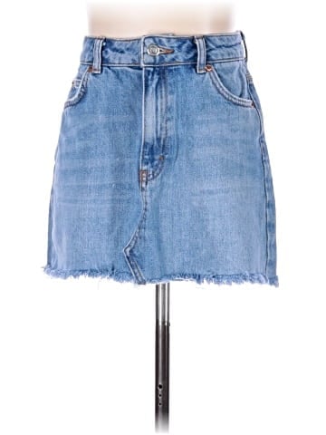 Topshop Denim Skirt (view 1)
