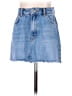 Topshop Blue Denim Skirt Size 2 - photo 1