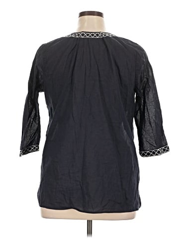 Studio Works 3/4 Sleeve Blouse (view 2)