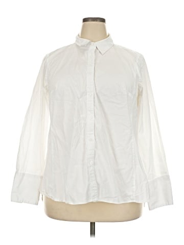 Lane Bryant Long Sleeve Button-Down Shirt (view 1)