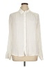 Aqua 100% Polyester Ivory Long Sleeve Blouse Size XL - photo 1