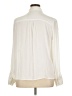 Aqua 100% Polyester Ivory Long Sleeve Blouse Size XL - photo 2