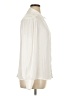 Aqua 100% Polyester Ivory Long Sleeve Blouse Size XL - photo 4