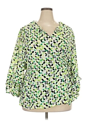 Cato 3/4 Sleeve Blouse (view 1)