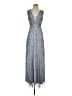 BCBGMAXAZRIA 100% Polyester Blue Cocktail Dress Size 0 - photo 1