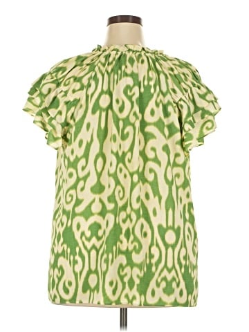 Rose + Olive Short Sleeve Blouse (view 2)