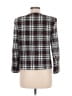 Koret 100% Acetate Plaid Black Ivory Blazer Size 8 (petite) - photo 2