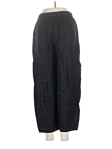 Madewell Barrel-Leg Crop Pants in 100% Linen (view 2)