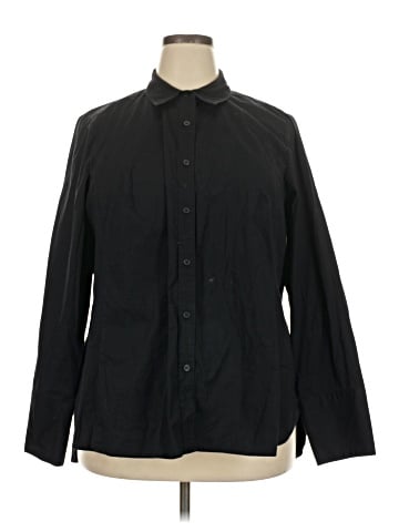 Lane Bryant Long Sleeve Button-Down Shirt (view 1)