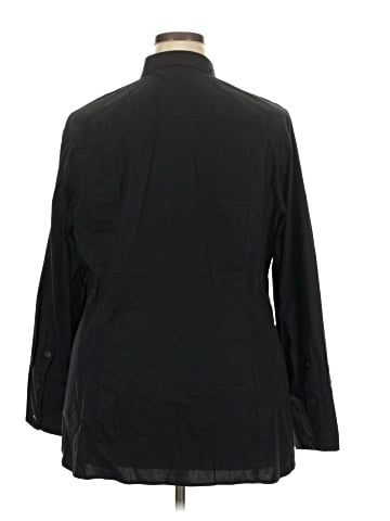Lane Bryant Long Sleeve Button-Down Shirt (view 2)