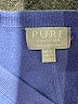 Pure Collection 100% Cashmere Blue Cashmere Pullover Sweater Size 6 - photo 7