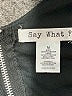 Say What? 100% Polyester Silver Sleeveless Top Size M - photo 7