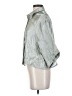 Glam 100% Polyester Metallic Silver 3/4 Sleeve Blouse Size S - photo 5