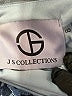 JS Collections 100% Polyester Floral Blue Casual Dress Size 8 - photo 4