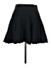 Double Zero Solid Black Casual Skirt Size S - photo 1