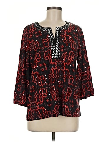 Cathy Daniels 3/4 Sleeve Blouse (view 1)