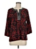 Cathy Daniels Red 3/4 Sleeve Blouse Size M - photo 1