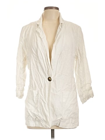 H By Halston 3/4 Sleeve Button-Down Shirt (view 1)