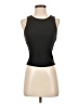 Pink Rose Black Tank Top Size S - photo 1