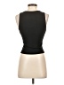 Pink Rose Black Tank Top Size S - photo 2