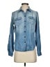 Sandra Ingrish 100% Cotton Blue Long Sleeve Button-Down Shirt Size S - photo 1