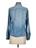Sandra Ingrish 100% Cotton Blue Long Sleeve Button-Down Shirt Size S - photo 2