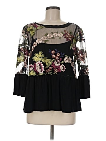 Eri + Ali 3/4 Sleeve Blouse (view 1)