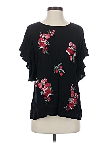 Umgee Short Sleeve Blouse (view 1)