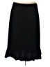 Susan Lawrence Solid Black Formal Skirt Size L - photo 1