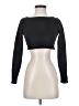 Milly Black Long Sleeve Top Size S - photo 1